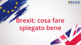 Brexit: cosa dovete fare, spiegato bene, in un video di ECHA